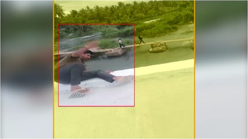 Man washed away in Cauvery river while taking a photo Srirangapatna 2