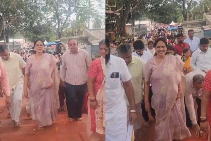 Mysuru Chamundi Hills Shobha Karandlaje