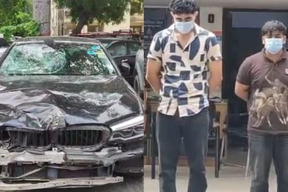 Noida BMW Car Accident