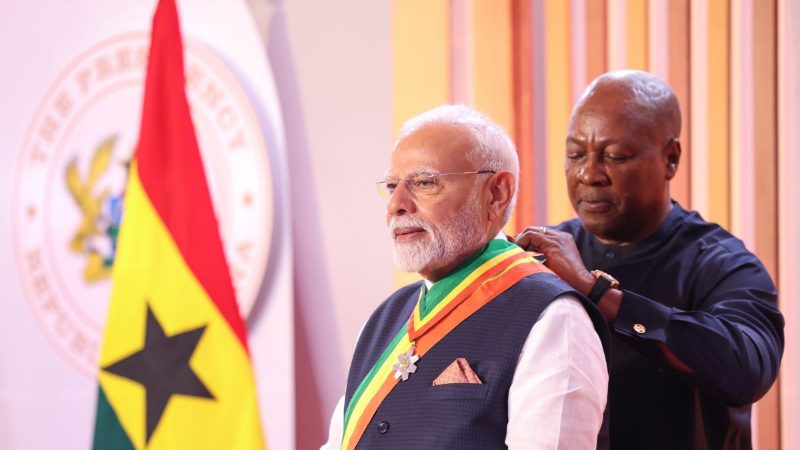 PM Modi in Ghana