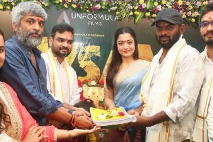 Rashmika Mandannas New Film Mysaa Launched with a Traditional Pooja Muhurta program 2
