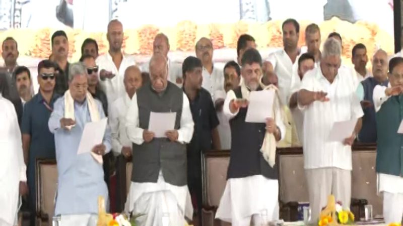 Siddaramaiah Mallikarjun Kharge Congress Mysuru D.K Shivakumar