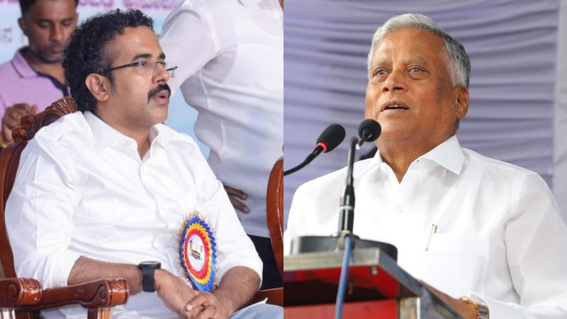 V Somanna Son Arun BS