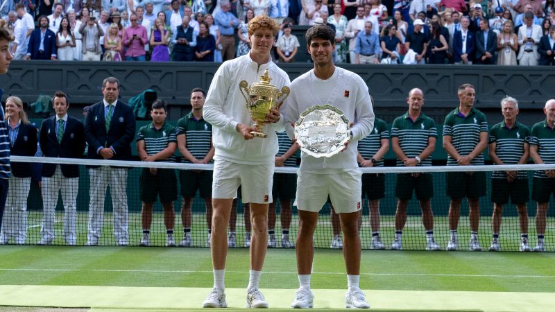 Wimbledon 2025 Italys Jannik Sinner beats Carlos Alcaraz clinches maiden Grand Slam title on grass