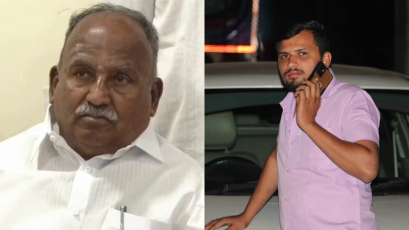 b.g.govindappa car driver detained 1
