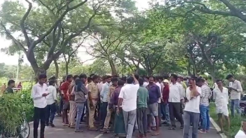 elephant attack on farmer in kanakapura