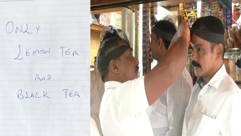 small traders protest