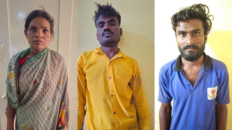 three arrested for murdering husband along with lover in belagavi