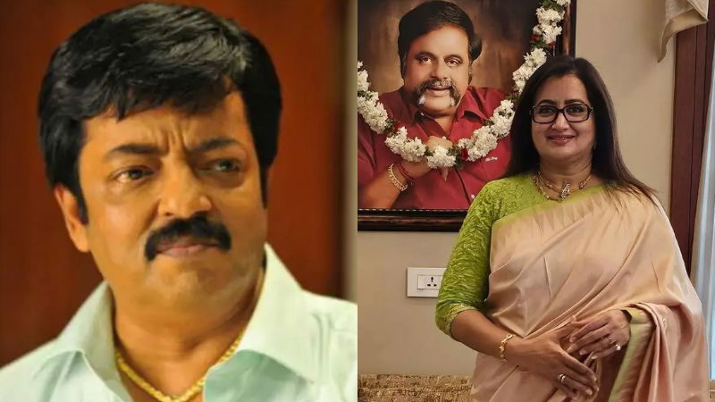 Actress Sumalatha condoles the death of Malayalam Actor Shanawas
