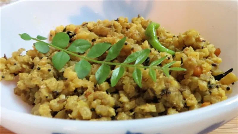 Bale dindina palya recipe How to make banana stem stir fry 3