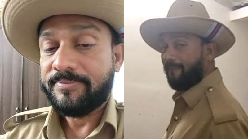 Bengaluru Police Uniform weared Theft