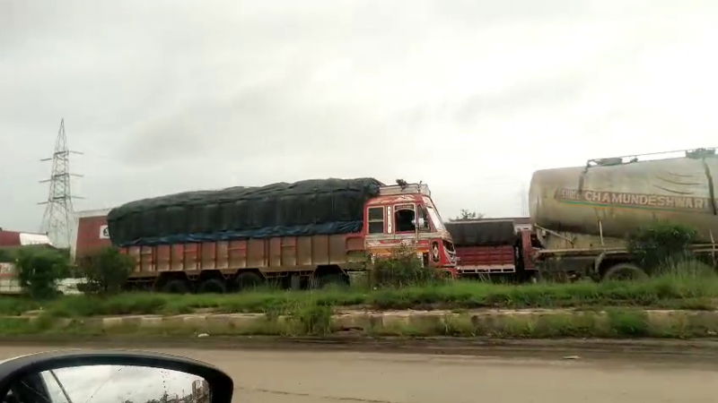 Chitradurga KR Halli Gate Traffic