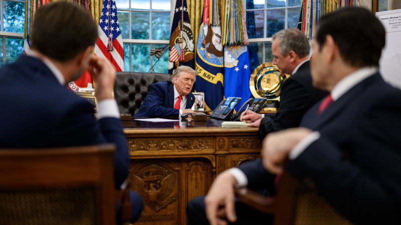 Donald Trump Vladimir Putin Zelensky European Leaders 3