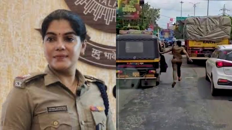 Kerala Thrissur ASI Aparna Traffic Clear Viral Video