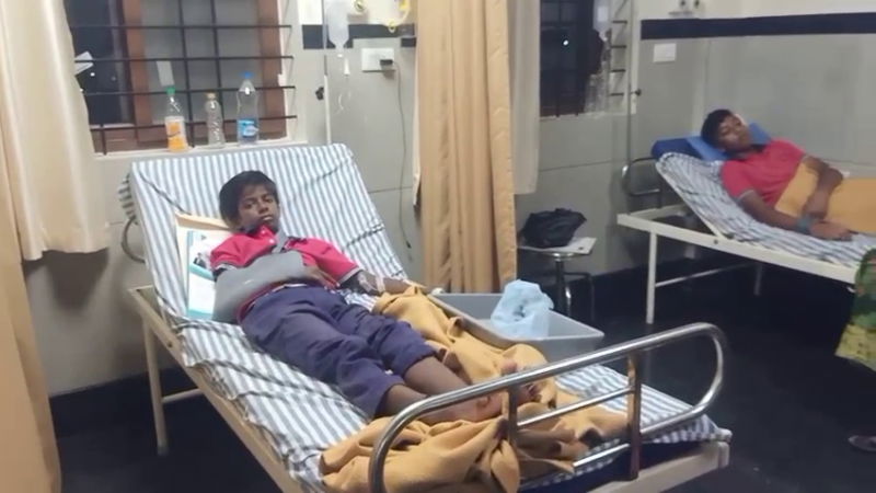 Mysuru Vehicle Overturns