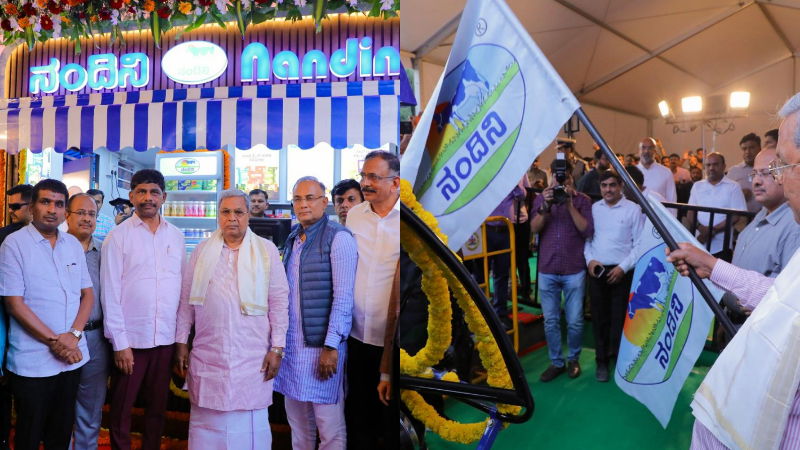 Nandini shop Opening at majestic metro station