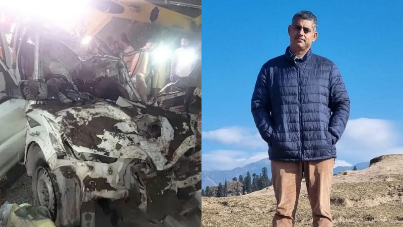 Reasi Landslide Jammu kashmir officer died