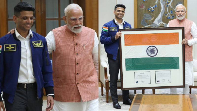 Shubanshu Shukla Meets PM Modi 2