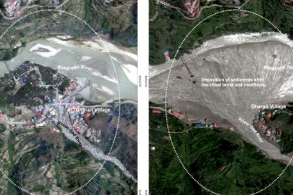 Uttarkashi Disaster ISRO Satellite Image