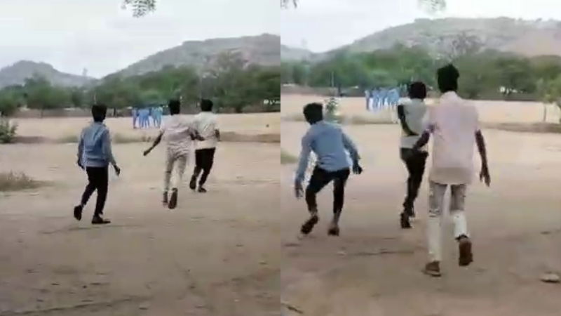 brutal attack on a young man in ballari video viral