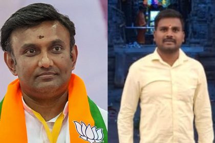 car driver commits suicide by writing k sudhakars name