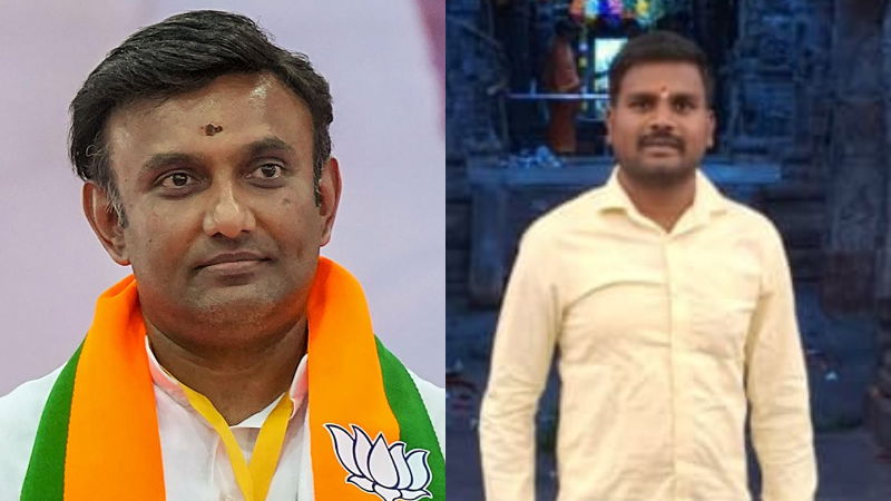 car driver commits suicide by writing k sudhakars name