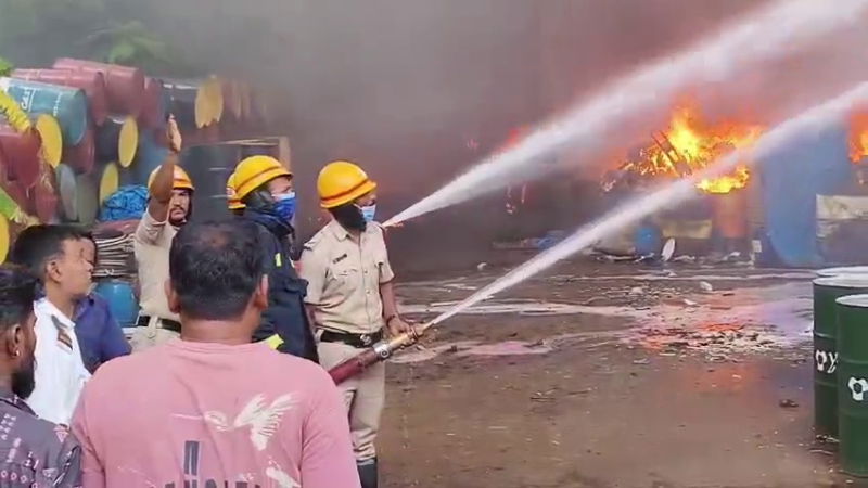 Anekal Oil Factory Fire 2