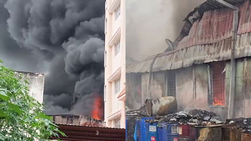 Anekal Oil Factory Fire