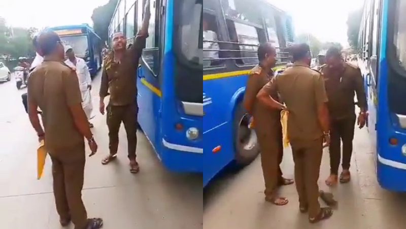 BMTC Bus Driver Fight