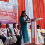 Bagalkote Mudhol Student outraged after refusing an award on stage for not getting a BCM hostel despite scoring good marks in SSLC Exam