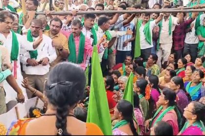 Bidadi Township Farmers Protest 1