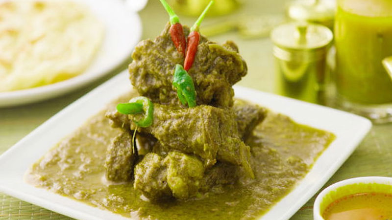 Hariyali Mutton Recipe 3