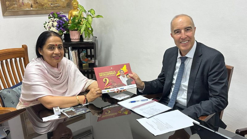 International Monetary Fund delegation meets Karnataka Govt Chief Secretary Shalini Rajneesh 1