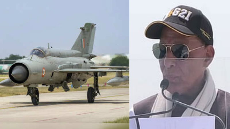 MiG 21 Rajnath Singh