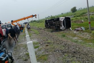 Raichur Bus Overturn