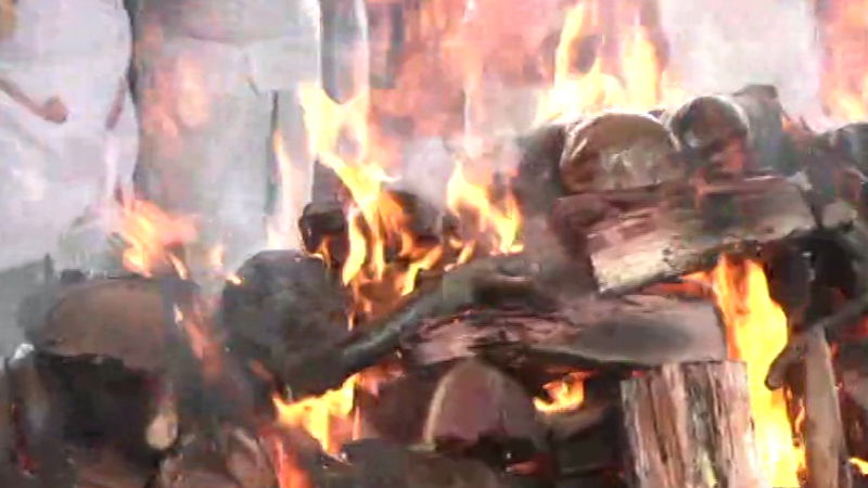 ಪಂಚಭೂತಗಳಲ್ಲಿ ಲೀನರಾದ ಎಸ್.ಎಲ್ ಭೈರಪ್ಪ - ಸರ್ಕಾರಿ ಗೌರವಗಳೊಂದಿಗೆ ನೆರವೇರಿದ ಅಂತ್ಯಕ್ರಿಯೆ 3 SL Bhyrappa 2 1