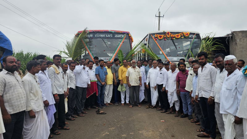 Vijayapura chikkalaki Cross new bus