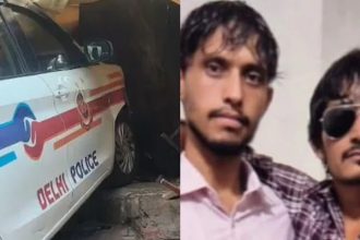delhi police Accident