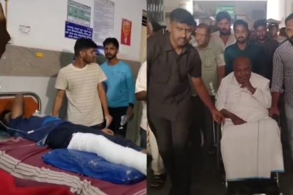 h.d.deve gowda hims hospital visit