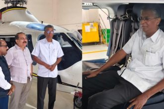 satish jarkiholi agusta helicopter