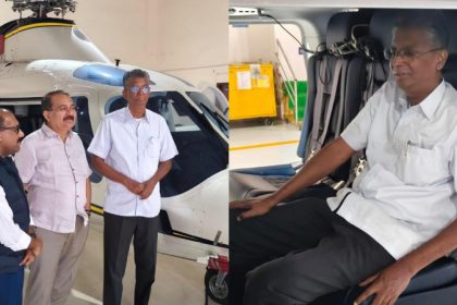 satish jarkiholi agusta helicopter