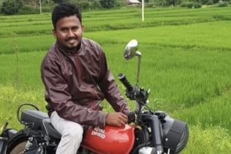 shivamogga medical rep dies in Road accident MAHESH