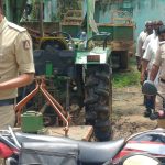 thieves caught breaking a lock in channagiri davanagere