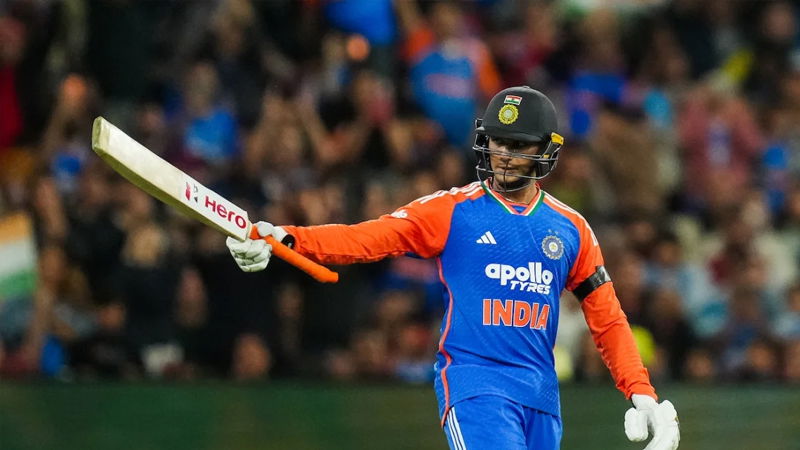 Ind vs Aus T20I | ಅಭಿಷೇಕ್ ಶರ್ಮಾ ಏಕಾಂಗಿ ಹೋರಾಟ ವ್ಯರ್ಥ - ಆಸೀಸ್ಗೆ 4 ವಿಕೆಟ್ಗಳ ಜಯ, ಸರಣಿ 1-0 ಮುನ್ನಡೆ 1 Abhishek Sharma 1