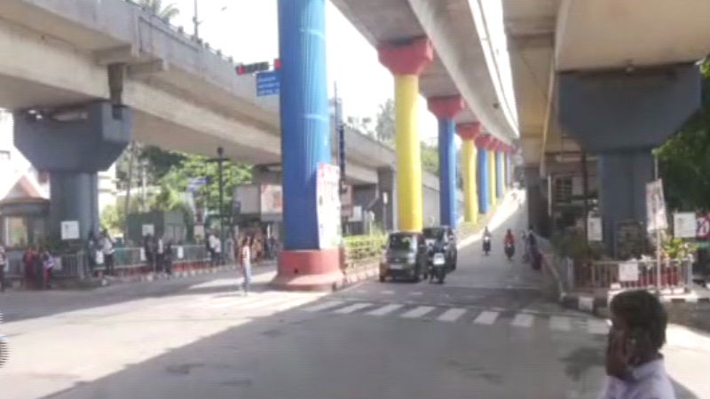 BMTC Bus Accident Rajajinagar