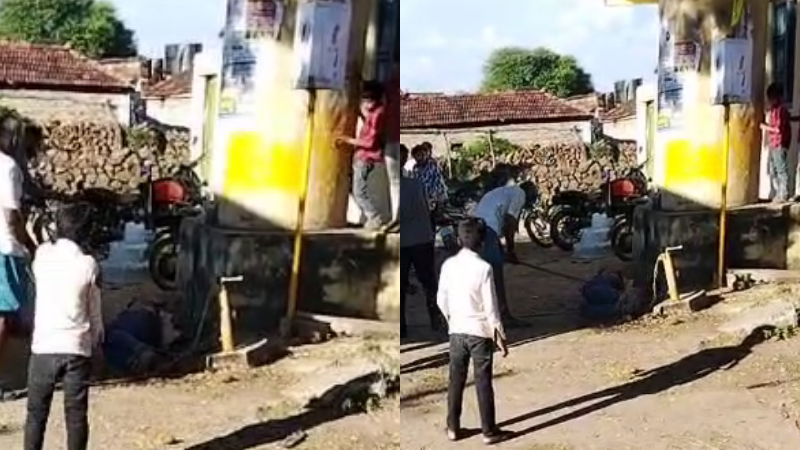 ವಿವಾಹಿತೆ ಜೊತೆ ಅಕ್ರಮ ಸಂಬಂಧ ಶಂಕೆ - ಕೈ, ಕಾಲು ಕಟ್ಟಿ ಯುವಕನ ಮೇಲೆ ಮಾರಣಾಂತಿಕ ಹಲ್ಲೆ, ವಿಡಿಯೋ ವೈರಲ್ 2 Bidar crime