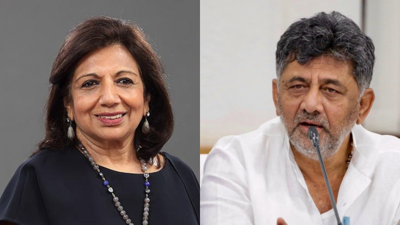 Kiran Mazumdar Shaw DK Shivakumar