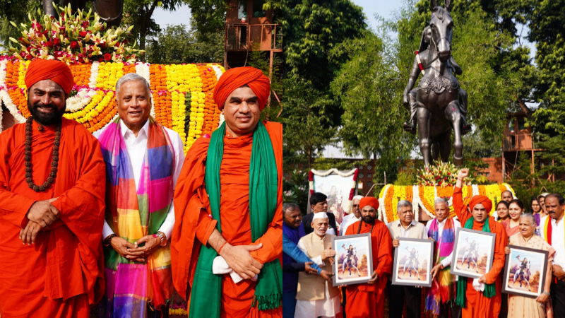 ಸಂಸತ್ ಆವರಣದಲ್ಲಿ ರಾಣಿ ಚೆನ್ನಮ್ಮ ಜಯಂತ್ಯೋತ್ಸವ ಆಚರಣೆ 3 Kittur Rani Chennamm Jayanti Celebration Parliament