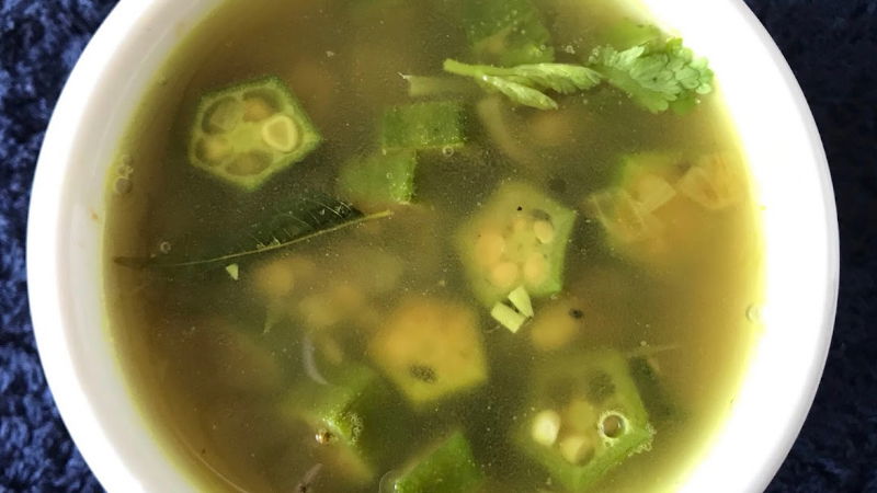 Ladies finger also known as okra or bhindi offers a range of health benefits when made into a nourishing soup