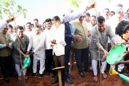 M.B.Patil Lakh Trees Movement 1